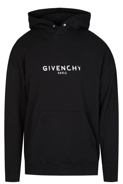 givenchy distressed logo t shirt|givenchy distressed hoodie mockup.